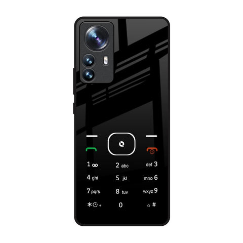 Classic Keypad Pattern Glossy Case for Mi 12 Pro 5G