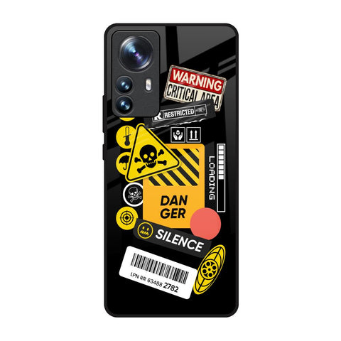 Danger Signs Glossy Case for Mi 12 Pro 5G