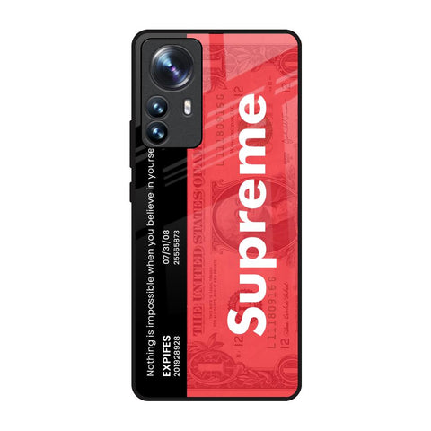 Supreme Ticket Glossy Case for Mi 12 Pro 5G