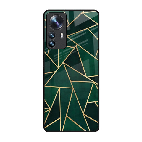 Abstract Green Glossy Case For Mi 12 Pro 5G