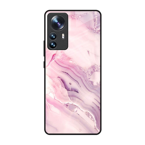 Diamond Pink Gradient Glossy Case For Mi 12 Pro 5G