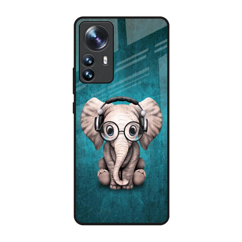 Adorable Baby Elephant Glossy Case For Mi 12 Pro 5G