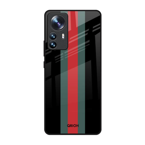 Vertical Stripes Glossy Case for Mi 12 Pro 5G