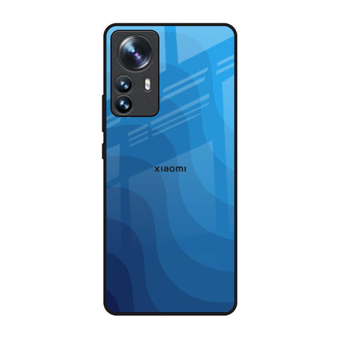 Blue Wave Abstract Glossy Case for Mi 12 Pro 5G