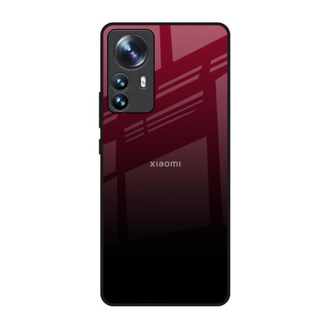 Wine Red Glossy Case For Mi 12 Pro 5G