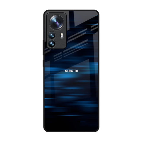 Blue Rough Abstract Glossy Case for Mi 12 Pro 5G