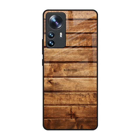 Wooden Planks Glossy Case for Mi 12 Pro 5G