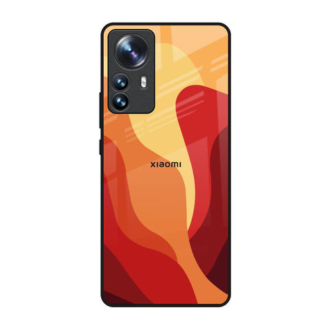 Magma Color Pattern Glossy Case for Mi 12 Pro 5G