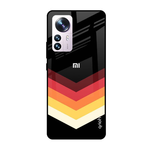 Abstract Arrow Pattern Glossy Case For Mi 12 Pro 5G