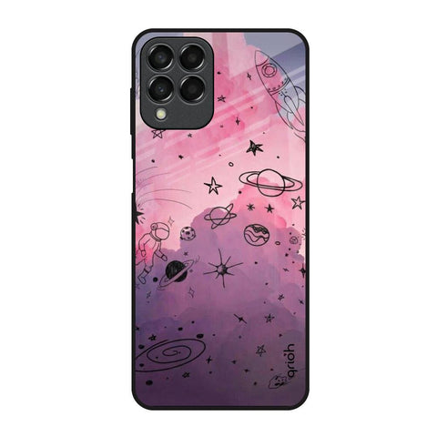 Space Doodles Glossy Case for Samsung Galaxy M53 5G