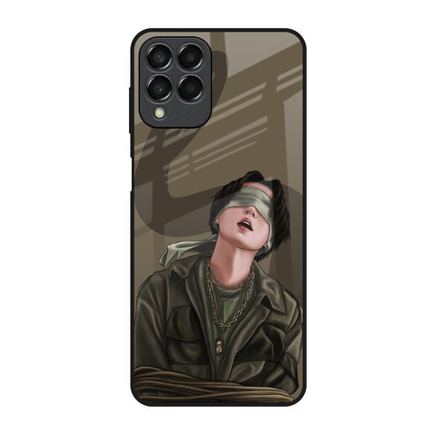 Blind Fold Glossy Case for Samsung Galaxy M53 5G