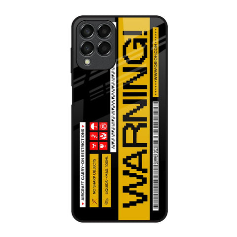 Aircraft Warning Glossy Case for Samsung Galaxy M53 5G