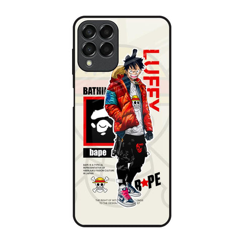 Bape Luffy Glossy Case for Samsung Galaxy M53 5G