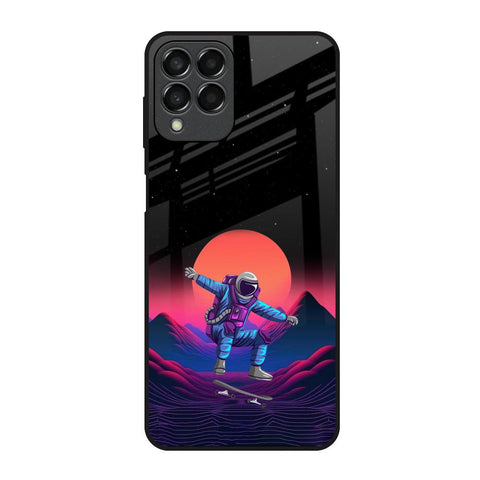 Retro Astronaut Glossy Case for Samsung Galaxy M53 5G