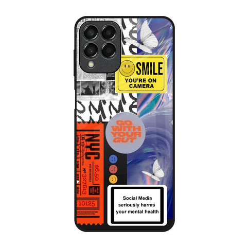 Smile for Camera Glossy Case for Samsung Galaxy M53 5G
