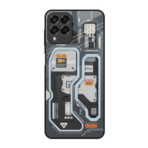 Retro Futuristic Glossy Case for Samsung Galaxy M53 5G
