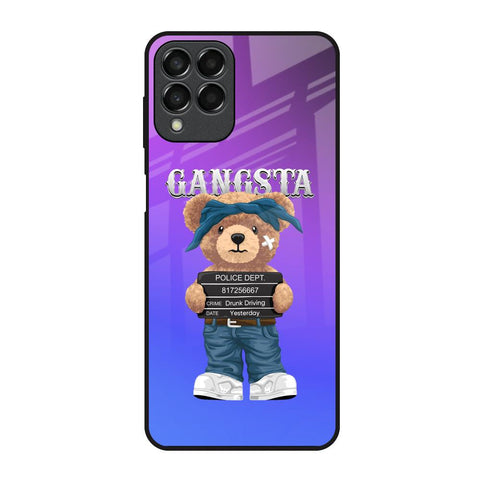 Gangsta Bear Glossy Case for Samsung Galaxy M53 5G
