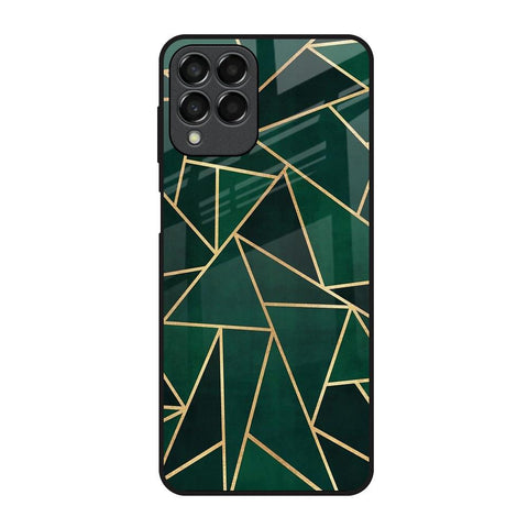 Abstract Green Glossy Case For Samsung Galaxy M53 5G