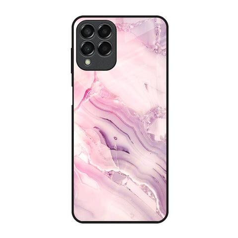 Diamond Pink Gradient Glossy Case For Samsung Galaxy M53 5G