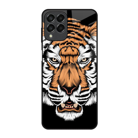 Angry Tiger Glossy Case For Samsung Galaxy M53 5G