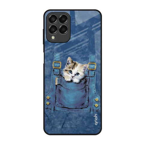 Kitty In Pocket Glossy Case For Samsung Galaxy M53 5G