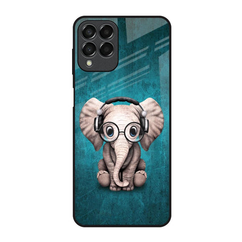 Adorable Baby Elephant Glossy Case For Samsung Galaxy M53 5G