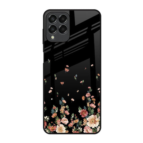 Floating Floral Print Glossy Case for Samsung Galaxy M53 5G