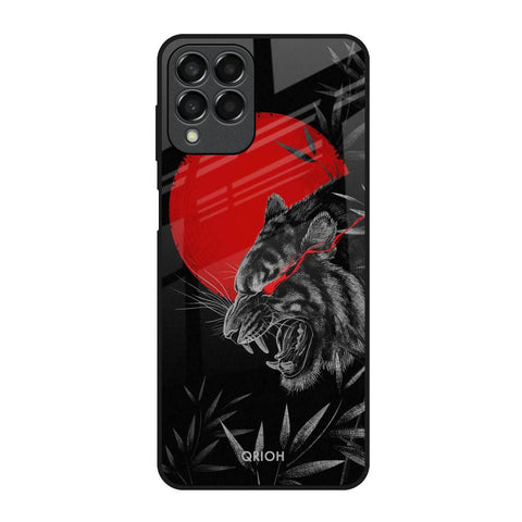 Red Moon Tiger Glossy Case for Samsung Galaxy M53 5G