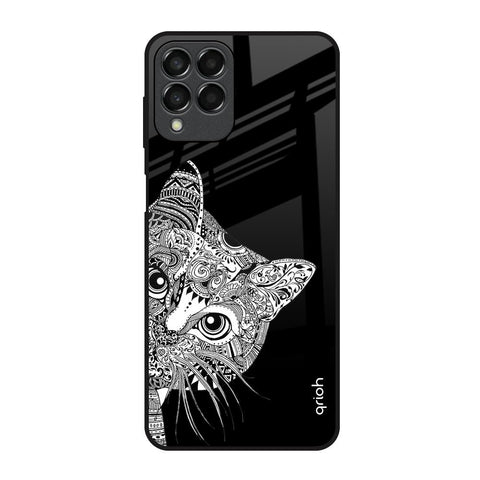 Kitten Mandala Glossy Case for Samsung Galaxy M53 5G