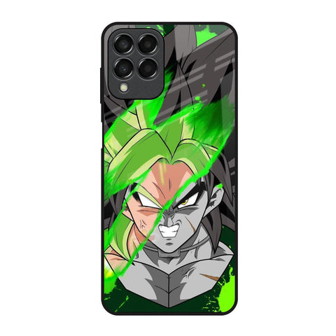 Anime Green Splash Glossy Case for Samsung Galaxy M53 5G
