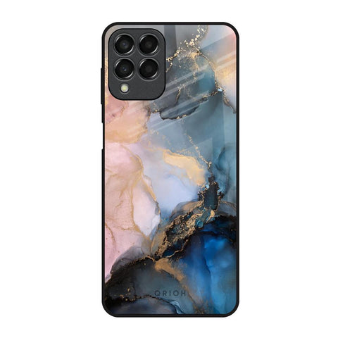 Marble Ink Abstract Glossy Case for Samsung Galaxy M53 5G