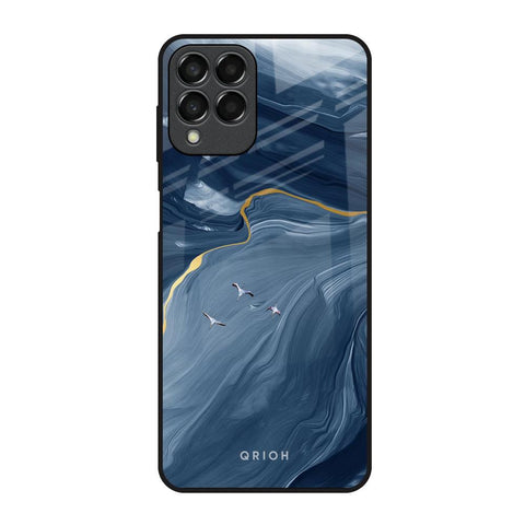 Deep Ocean Marble Glossy Case for Samsung Galaxy M53 5G