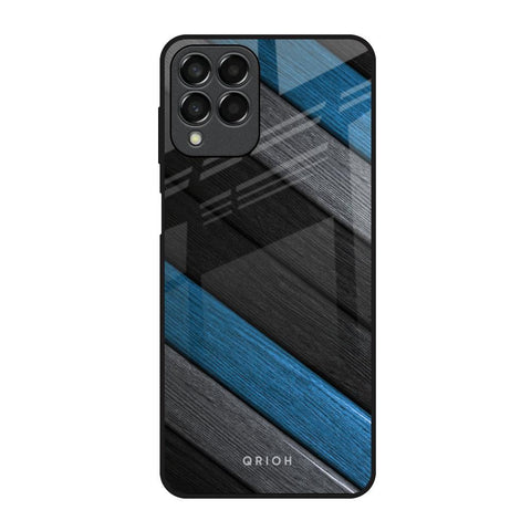 Multicolor Wooden Effect Glossy Case for Samsung Galaxy M53 5G