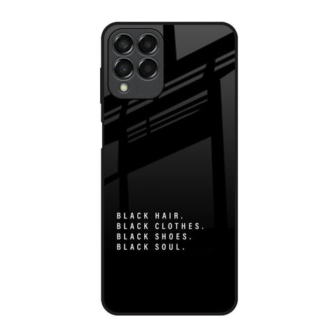 Black Soul Glossy Case for Samsung Galaxy M53 5G