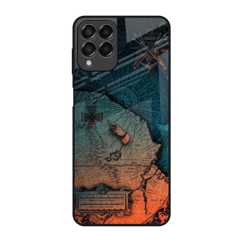 Geographical Map Glossy Case for Samsung Galaxy M53 5G