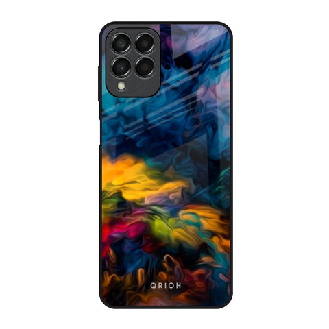 Multicolor Oil Painting Glossy Case for Samsung Galaxy M53 5G