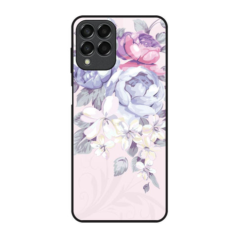 Elegant Floral Glossy Case for Samsung Galaxy M53 5G
