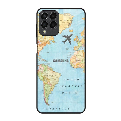 Fly Around The World Glossy Case for Samsung Galaxy M53 5G