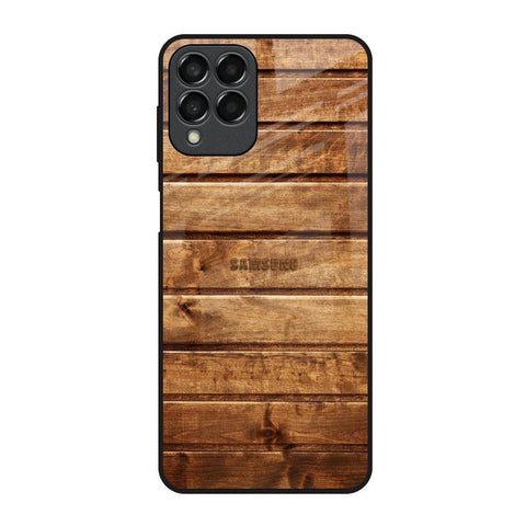 Wooden Planks Glossy Case for Samsung Galaxy M53 5G