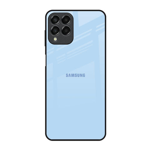 Pastel Sky Blue Glossy Case for Samsung Galaxy M53 5G