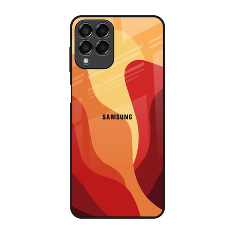 Magma Color Pattern Glossy Case for Samsung Galaxy M53 5G