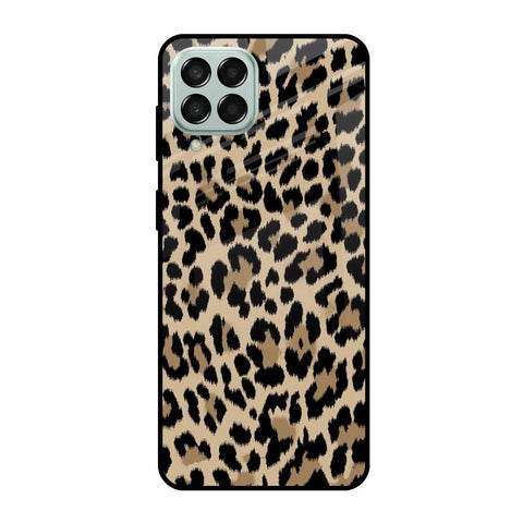 Leopard Seamless Glossy Case For Samsung Galaxy M53 5G