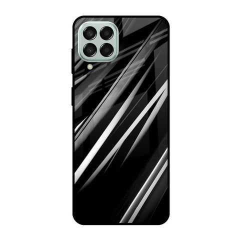 Black & Grey Gradient Glossy Case For Samsung Galaxy M53 5G