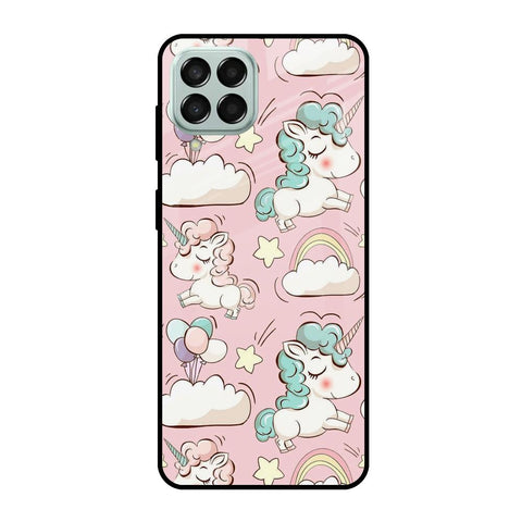 Balloon Unicorn Glossy case for Samsung Galaxy M53 5G