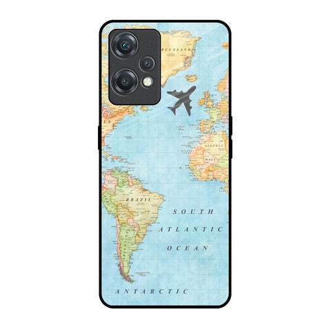 Travel Map Glossy Case for OnePlus Nord CE 2 Lite 5G