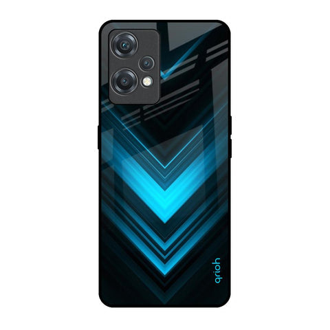 Vertical Blue Arrow Glossy Case For OnePlus Nord CE 2 Lite 5G