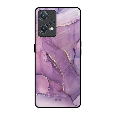 Purple Gold Marble Glossy Case for OnePlus Nord CE 2 Lite 5G