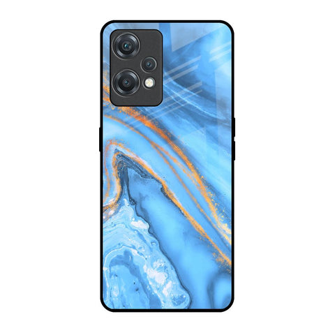 Vibrant Blue Marble Glossy Case for OnePlus Nord CE 2 Lite 5G