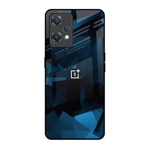 Polygonal Blue Box Glossy Case For OnePlus Nord CE 2 Lite 5G