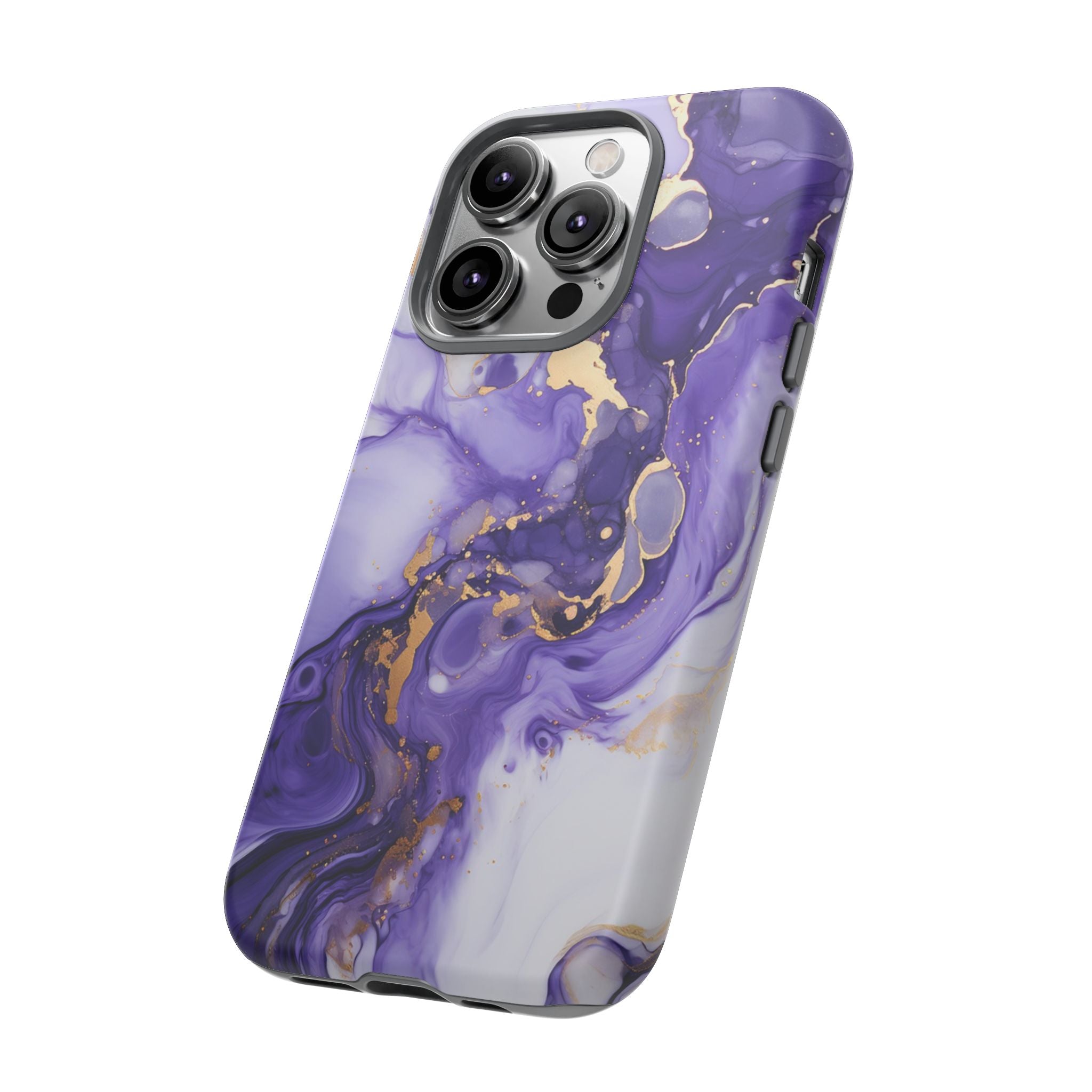 Violet Flow Premium Tough Shining Phone Case (Double Layer) Available For All iPhone Models
